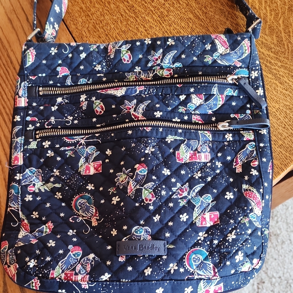 Vera Bradley Navy Floral Crossbody Bag
